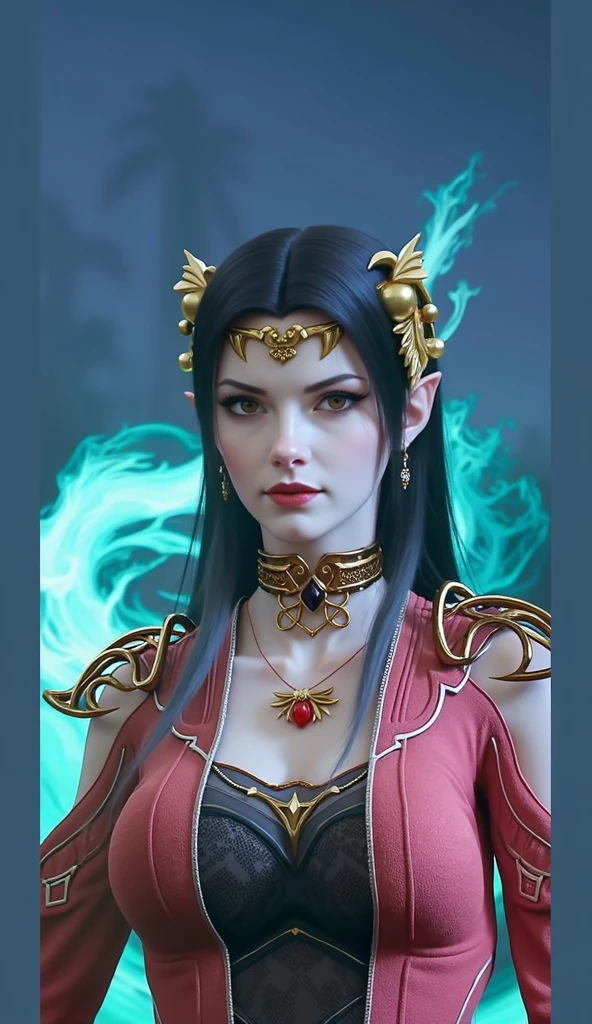 dark elf princess, highly detailed, d & d, fantasy, highly detailed, digital painting, trending on artstation, concept art, sharp focus, illustration, art by artgerm and greg rutkowski and fuji choko and viktoria gavrilenko and hoang lap