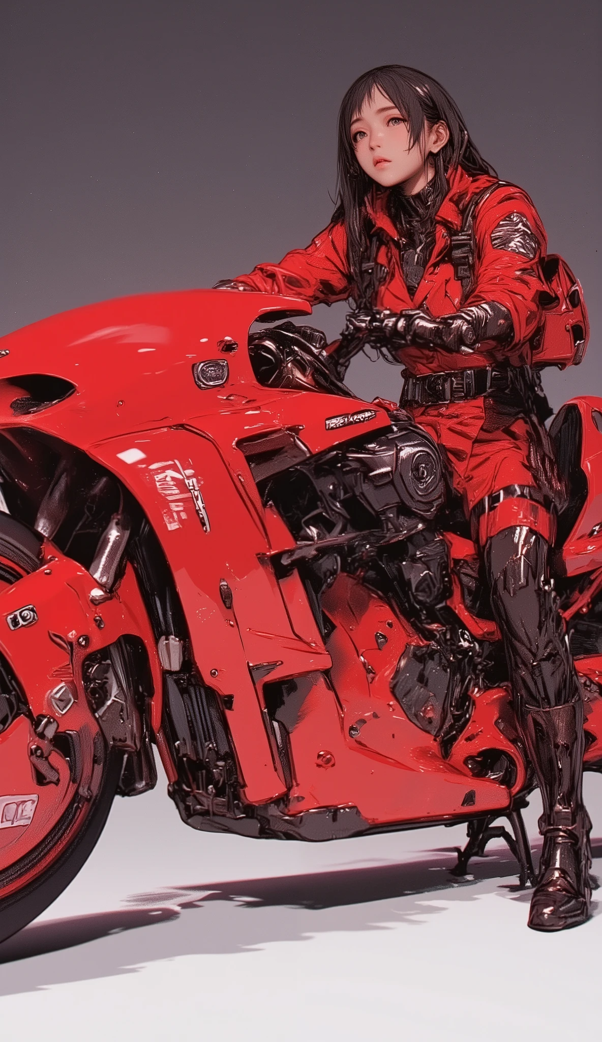 Akira Style Illustration {x} red design motorcycle poster,Akiraのバイク、 Cartoon inspired by Katsuhiro Otomo, trending on pixiv, chest, Akira's motorcycle, Akira motorcycle, Akira art style, Akira japanese art, Akira artstyle, Akira vibes, 19xx :2 Akira movie style : 8, Akira style illustration, Akira, Akira moto