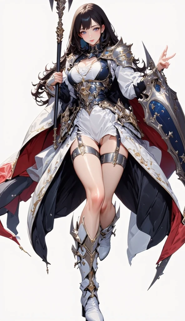 (The FW), 1womanl, Solo, 24 year old, 7headed body, (cute face), (Ideal ratio body proportions), long , Fantasia, Magic Effects, ((West Cape Armor)), holding a greatsword, Sexy body, heavy wind, The costume is sheer, Wet, short-hair, Dark hair, small tits, A slender, Small buttocks, beauty legs, Skinny Legs, surrealism, Cinematic lighting, depth of fields, One-person viewpoint, F/1.8, 135 mm, nffsw, masutepiece, ccurate, ((Anatomically correct)), Textured skin, Super Detail, high details, High quality, awardwinning, Best Quality, hight resolution, 8K
