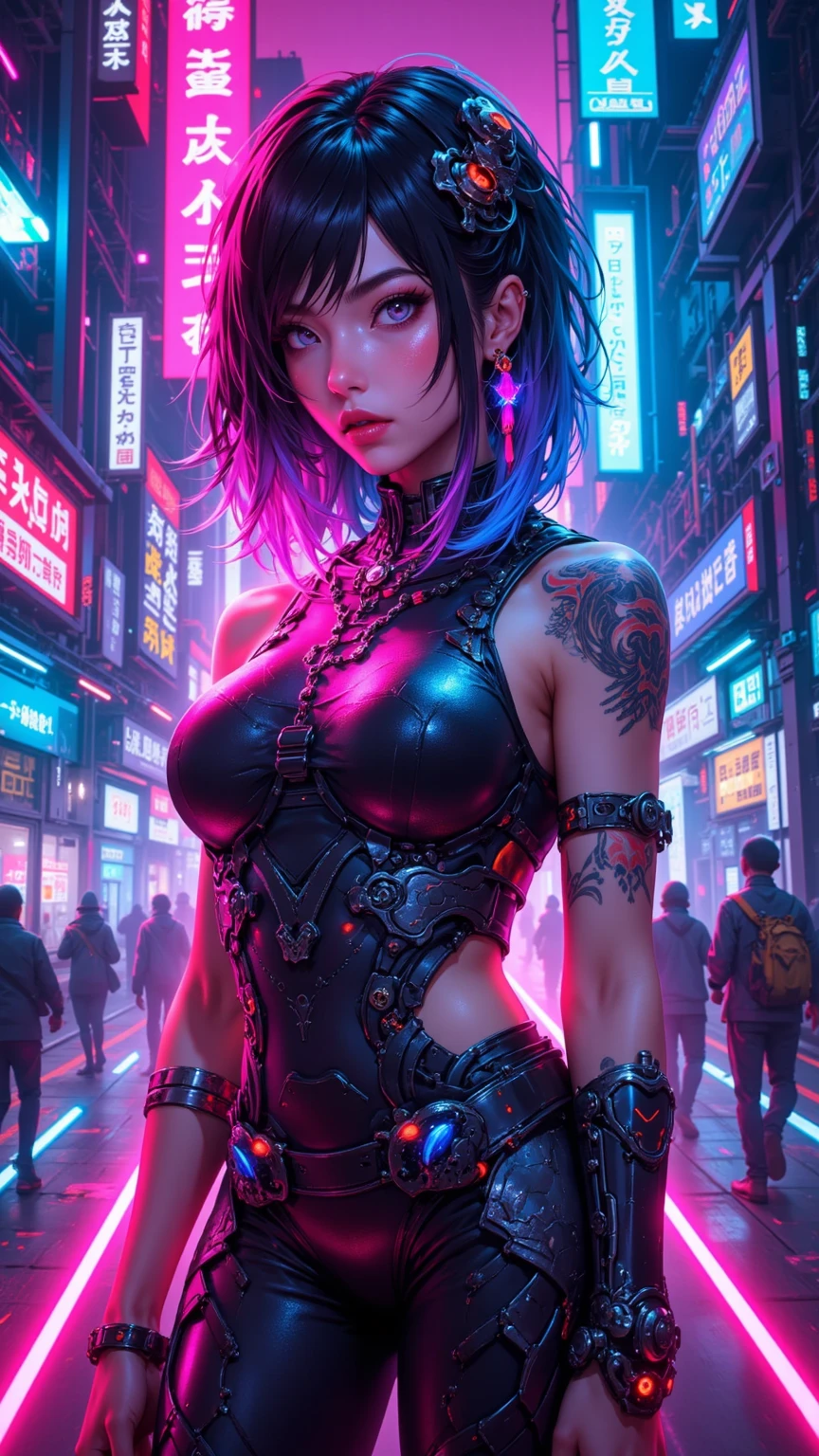 ((masterpiece)),((8k rendering)),close up, absurdities, award-winning illustration, photorealistic,best shade of bright blue in the environment, ((((ultra realistic))),rtx,((walking on top of water)), water in the city, girl with short hair,((rain)), woman in skirt,very beautiful,stunning reflections,fantasy,sharp focus, huge file size, Katana,leather jacket,((award-winning studio photo in close-up of a triangle)) , small breasts,beautiful detailed eyes,Perfect Face, (very detailed 8k CG unit wallpapers), (best shadows), 1girl,spectral city theme, buildings, beautiful woman short hair, bright violet blue particle effects, (natural elements), official art,twilight lighting, butterflies, (brightness), (ultra bright particle effects), (ultra realistic), super detailed, ((Cyberpunk)), cyberpunk lighting, depth of field --auto --s2