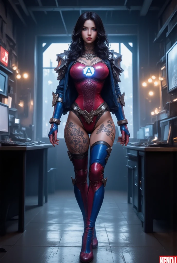 Make a image of a superhero lipo guardian