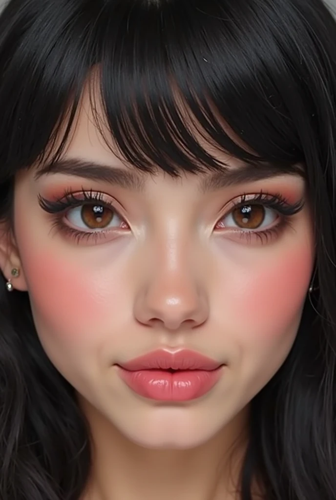 (Best Quality, 8k, High resolution, photorealistic:2.0), (Alone, A girl:2.0),(photo taken with flash:1.9),(illuminate the topic:1.8),(Ultimate Beautiful Girl:2.0),(shiny skin),(oily skin),(by rubio:1.7),(short hairstyle:1.5),(fresh beauty:2.0),Blush Brown Makeup , dark eye makeup , Wear bright pink lipstick,(girl with big bright eyes:1.5),(droopy eyed girl:1.5),(blue eyes:1.5),(thin girl:1.5),(baby girl face),(sexual attraction),(sweet smelling girl),(A girl que trabaja a tiempo parcial en un museo de arte.:1.3),(she works for low wages:1.5),(kind hearted woman:1.5),(ella tiene una Nice smile:1.3),(woman with a happy look:1.3),(She is very sociable),(from a very poor family:1.5),(virgin girl),(She is a secret pervert..),(she covertly lascivious),(she looks so erotic),(Preserving virginity for devout Christians),chuuChloe,(A woman with very soft breasts.),(woman fantasizing about sex),(seduction),(masturbation enthusiast:1.5),(stunning eyes:1.5),(clean girl),(affability),(fitted dress shirt),(Nice smile),(open mouth),(Hang)