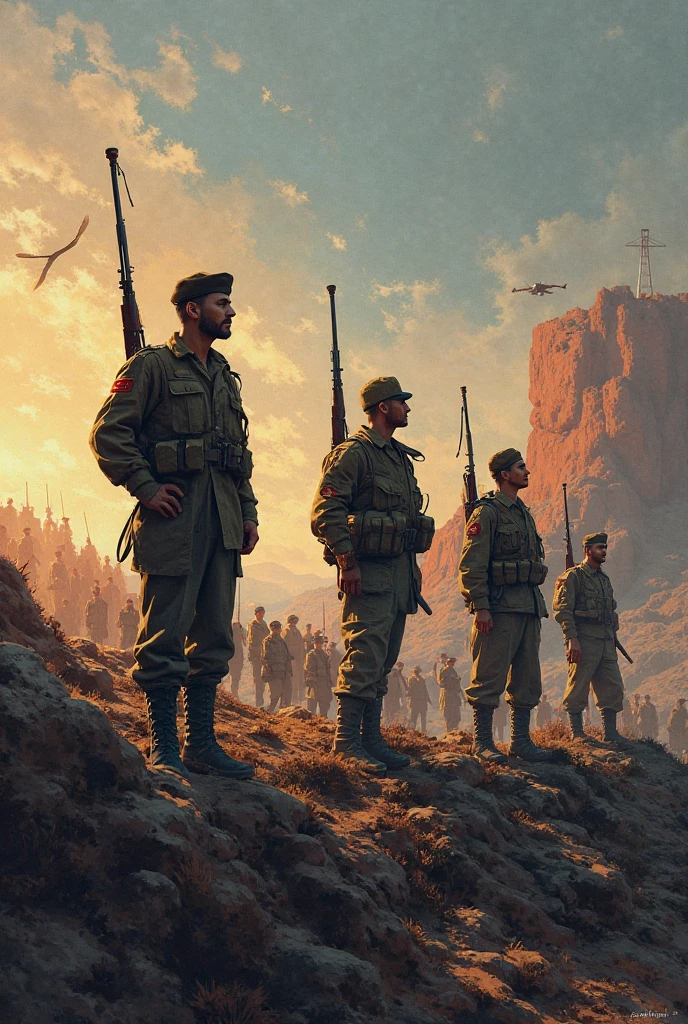 In the battle of Çanakkale, the future and the Turkish people's gratitude to the soldiers will be composed