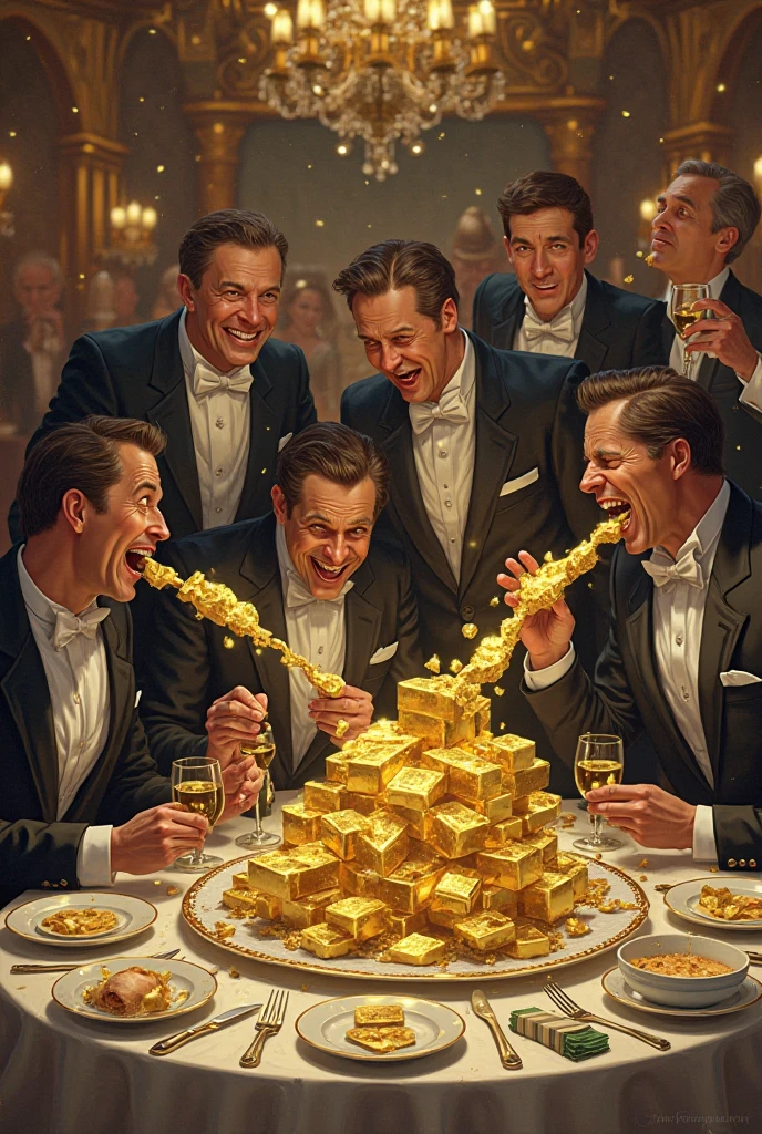 create an image of money being thrown down the toilet while Brazilian politicians drink champagne and laugh, representing how public money is wasted
