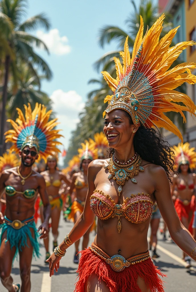 Images of people participating festivals in brazil