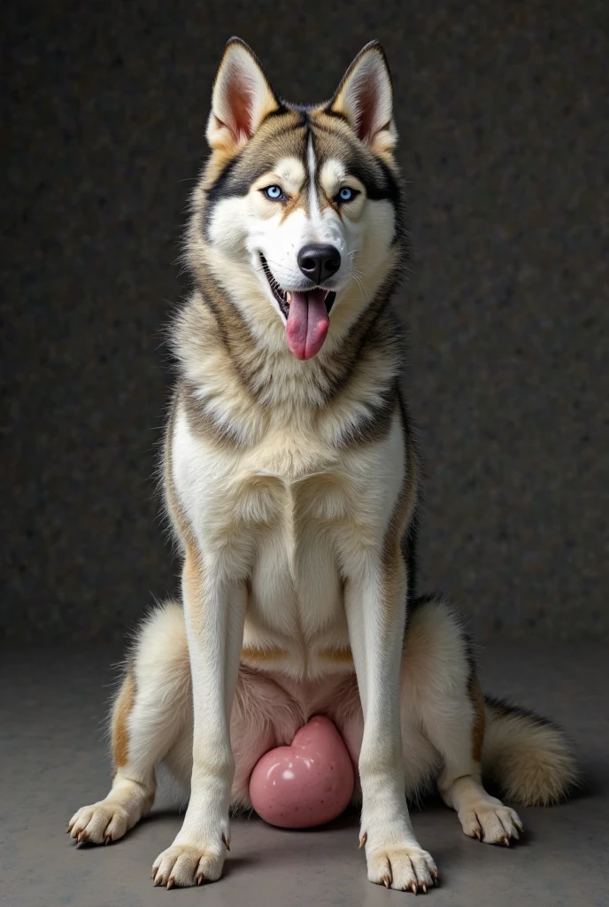 ((best quality)), ((masterpiece)), (detailed), perfect face, anthro wolf, white fur, white tail, full, body, white background, character design template, male anthro wolf, no clothes, big dick, erect cock, masive dick, big balls, intricate dick, intricate balls.
