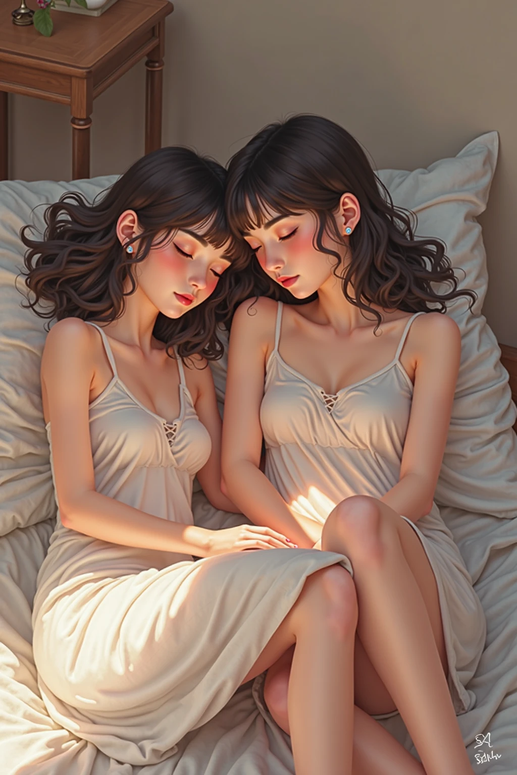 lying on bed --auto