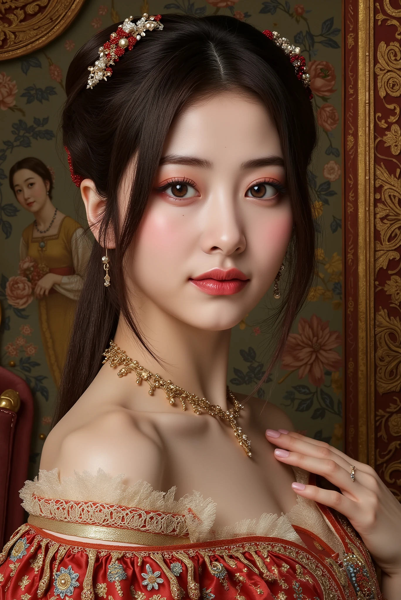 You can create a Renaissance artwork but of a Korean woman like Yunjin