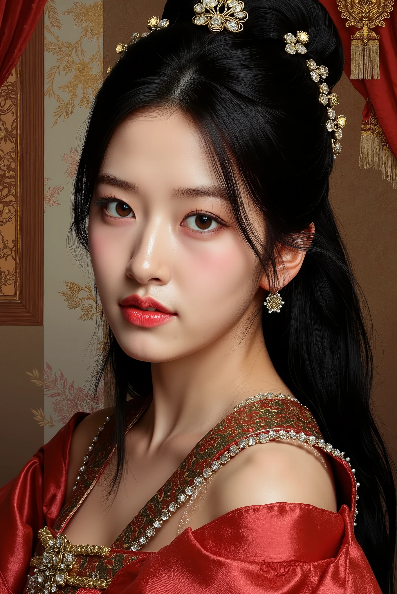 You can create a Renaissance artwork but of a Korean woman like Yujin