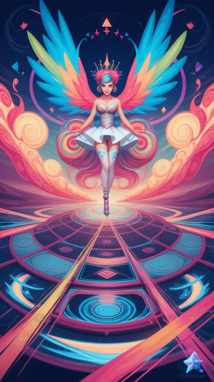 a beautiful nude 20 year old blonde woman with big messy hair, reaching for a glowing mushroom, sitting on a giant glowing mushroom, fantasy art style, cartoon vibrant, cute detailed digital art, colorful digital fantasy art, digital fantasy art ), glossy digital painting, pastel vibrant