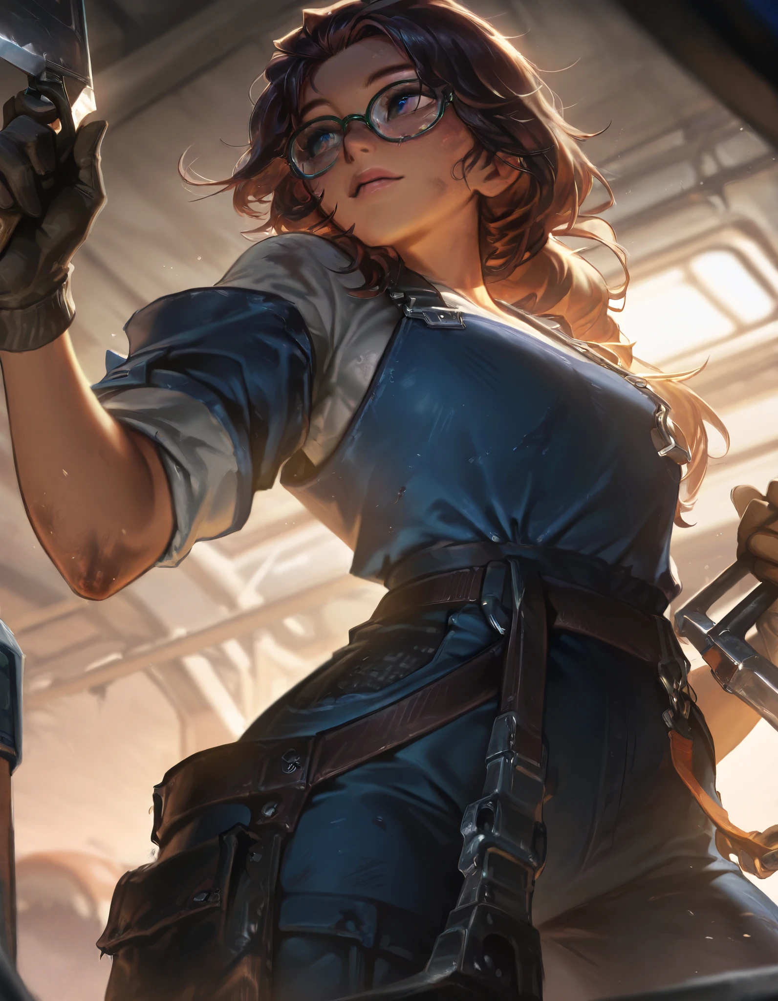 (8K,RAW photos,best qualtiy,tmasterpiece:1.2),(realisticlying,Photorealistic and realistic:1.37),Hyper-detailing,超高分辨率,1个Giant Breast Girl,Looking into the distance,beautifull detailed face,ssmile,sniper gun,teeth,slender thigh,pantiess,profesional lighting,Detailed room,outside,flame of war, --auto