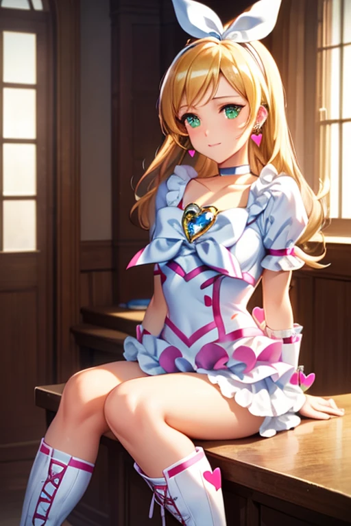<lora:add_detail:0.6>, <lora:LowRA:0.20>, masterpiece, best quality, <lora:kirara:0.50>,kirara, realistic, (voluminous ponytail:0.5), (hair color color champagne:0.5), smile, (wearing a classy outfit:1.1), (Jumping, mimicking a high jump:0.5)