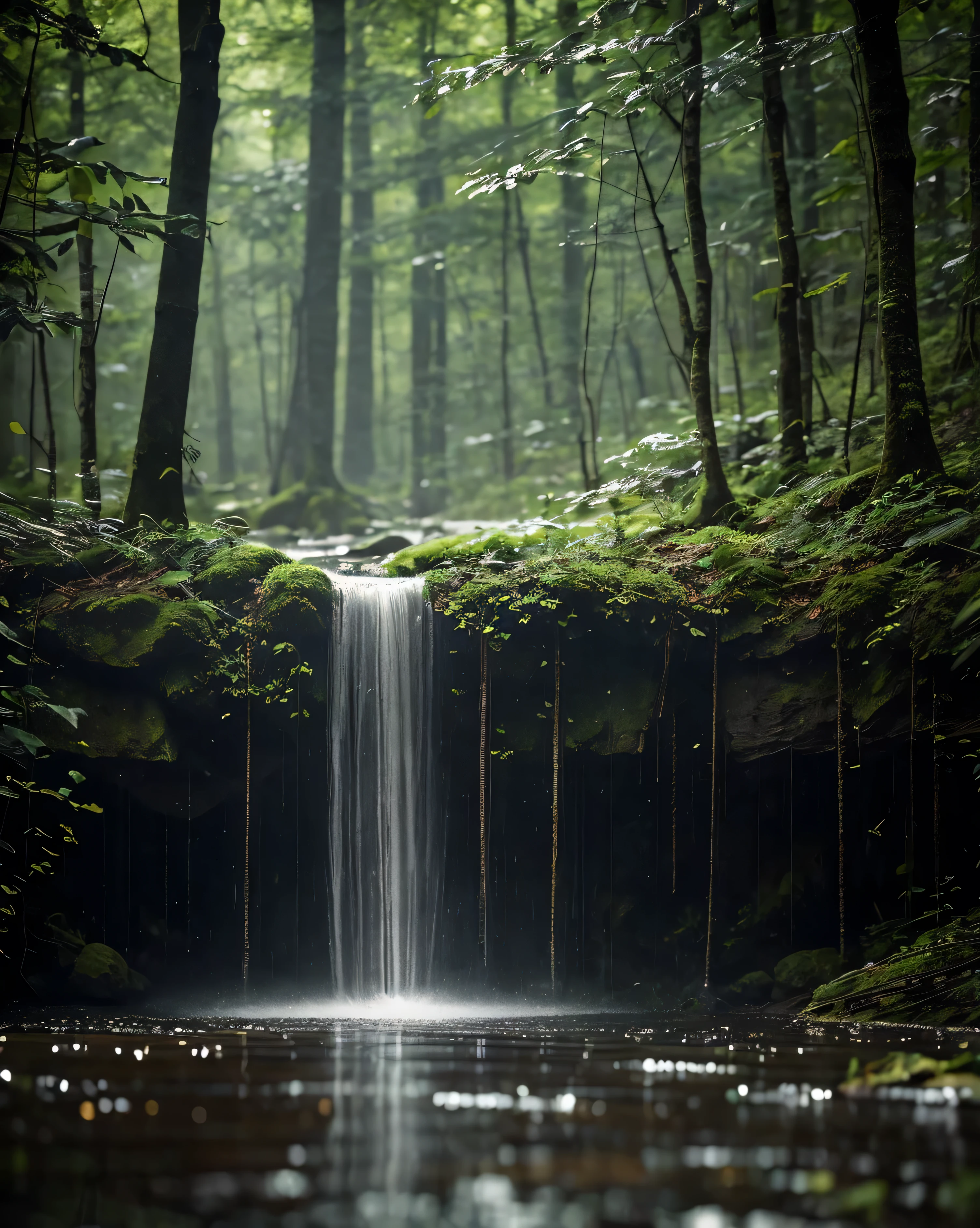 Quiet morning envelops a small forest hidden from the outside world. The thin mist still hovers between the trees, mingles with the cool, fresh air. The morning dance reverberates — birdsong, the rustle of foliage, and the rustle of water falling from twigs to damp ground.