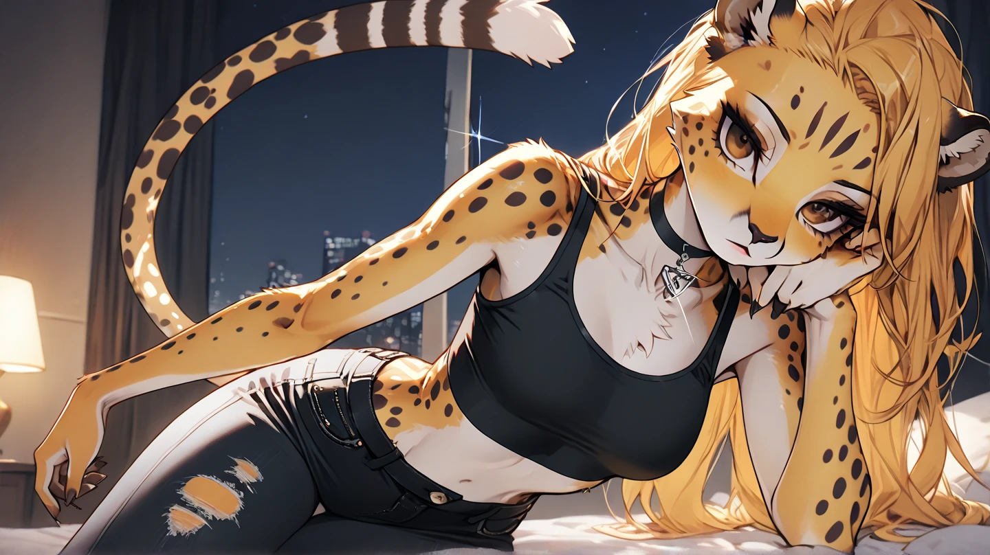 Cheetah on the African savannah