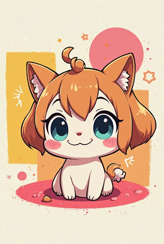 Golden Retriever Baby,A kitten、 Official artwork, , Lori, Anime style portrait, Anime moe art style, 2 d anime style, lovely art style, Stylized anime, Anime art style, Anime style. 8K, style of anime4 K, Anime art style, Digital anime art!!、White kitten、fluffly、Golden Retriever Baby、blanche、Vigorous、A charming smile、Frightened kitten、Raise your front paws、Frightened kitten、dynamicposes、((tmasterpiece))、(((top-quality))、Chibi Chara、