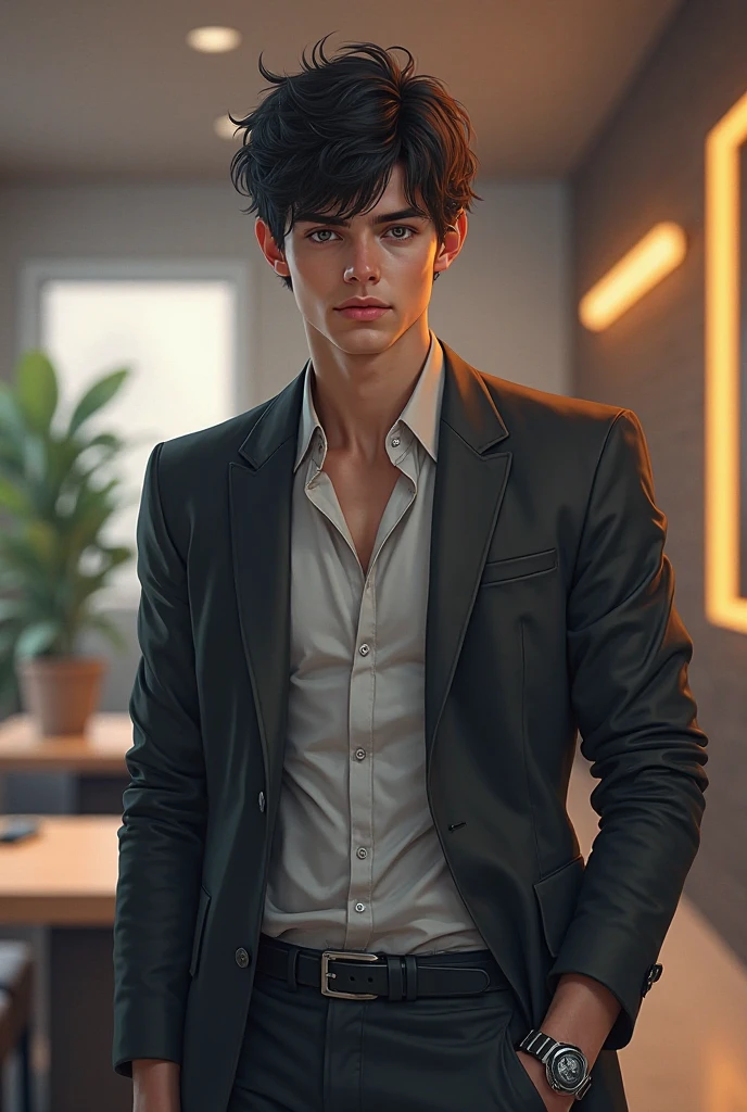 Hot nerdy man, Teenager and big