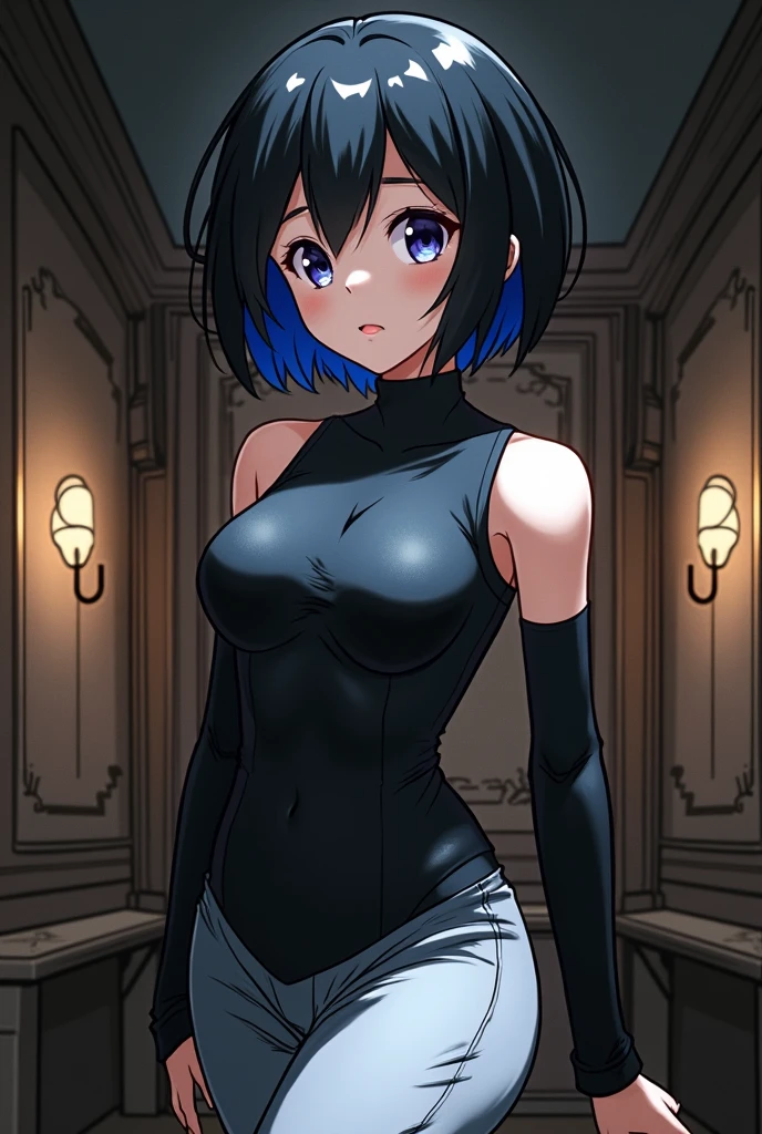 masterpiece, best quality, zihan, 1girl, lingerie, (breasts), navel, highres, solo, <lora:zihan:1>