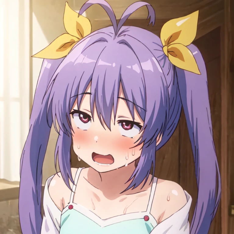 nsfw,uncensored,girl, solo, breasts, smile, open_mouth, bangs, large_breasts, silver_hair, holding, purple_eyes, nipples, upper_body, nude, (food, tindoors, cup, table, plate, bowl, chopsticks, pov_across_table, ryokan), BREAK 2D, 8k, highres, masterpiece, super fine illustration, photo background, insanely detailed, blurry background, depth of field, natural light, soft lighting, perfect fingers, nice hands, perfect hands,((cum on body:1.9, cum on hair:1.9. cum on face:1.9, cum on mouths:1.3,cum on table 1.9)),multiple boys, peeing on a girl, facial, cum on mouth, cum on body, multiple penises, gangbang,holding penis))),ecstasy torogao, saliva trail, nose blush,smile