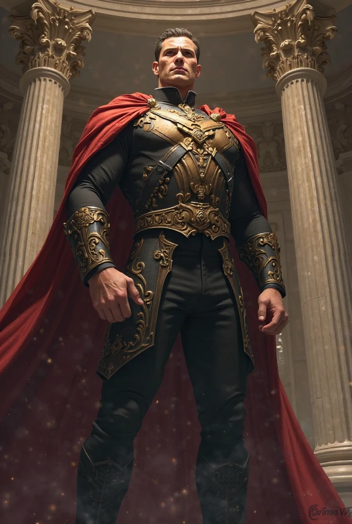 Best Quality)), ((Masterpiece)), Henry cavill, sexual ,erotica,sex,real,hyperrealistic, big thick and erect penis dripping semen,long legs, bare feet,Standing upright,full shot image