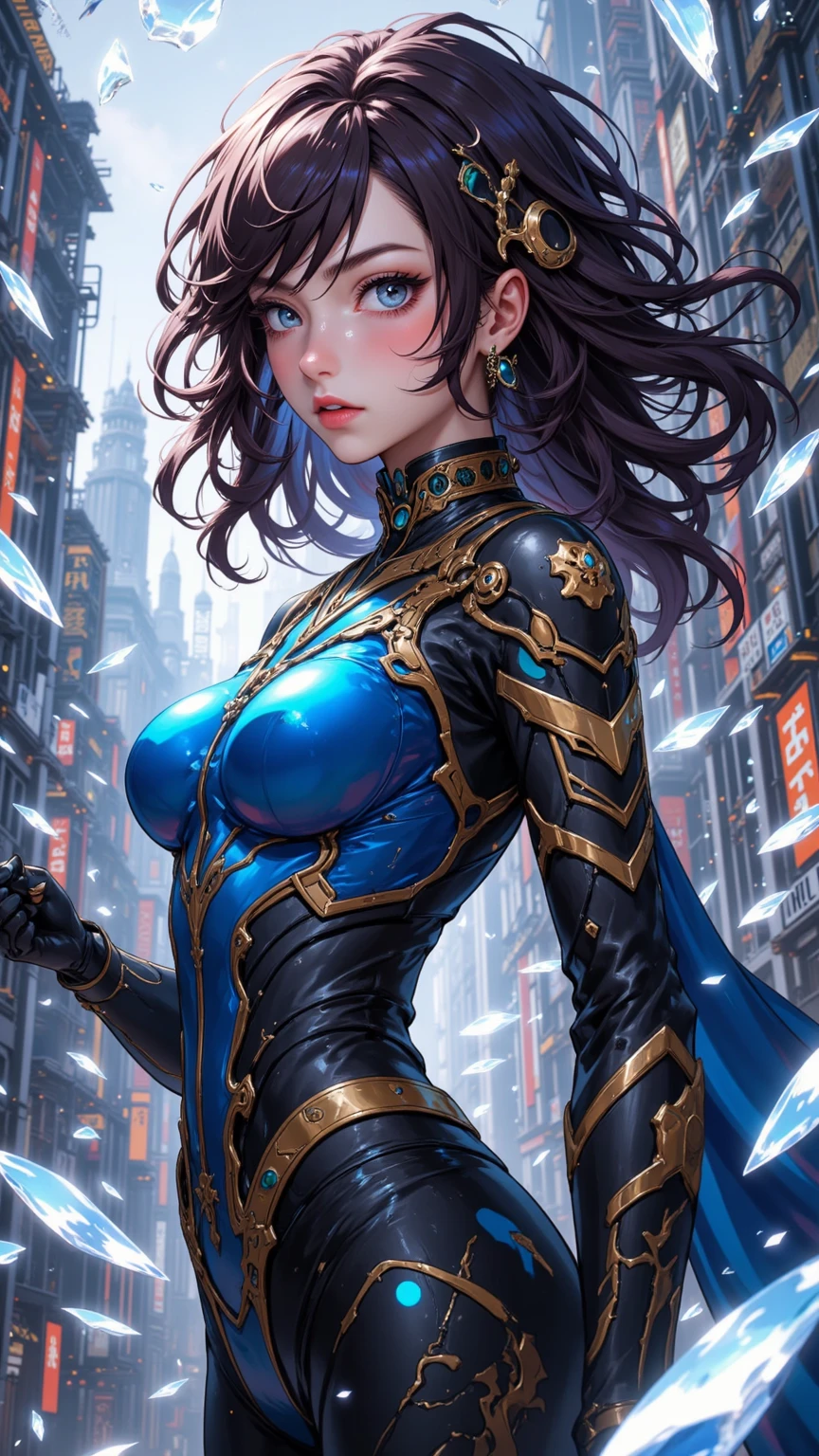 Highly detailed RAW color Photo, beautiful young girl, dynamic pose, (wide hips), (detailed skin), (detailed lips), (detailed eyes), (cosmic:1.4), (necropolis:1.1), (Sci-Fi setting) (detailed face), (curvy), detailed eyes, chromatic aberration, depth of field, soft lighting, masterpiece, best quality, intricate, (lens flare:0.7), (bloom:0.7), particle effects, raytracing, tone mapped, highly detailed, concept art, smooth, sharp focus, dramatic lighting, highly detailed artwork, cinematic, hyper realistic painting, trending on Artstation, 8K, incredible shadows, realistic, (highly detailed background:1.2), art by midjourney