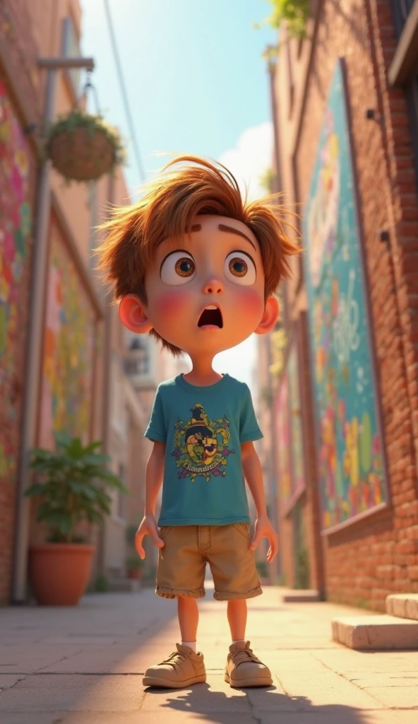 A boy with drooping eyes, black eyebrows, short reddish-yellow hair, freckles on his face and a mole next to his mouth, a 20-year-old Venezuelan national. 