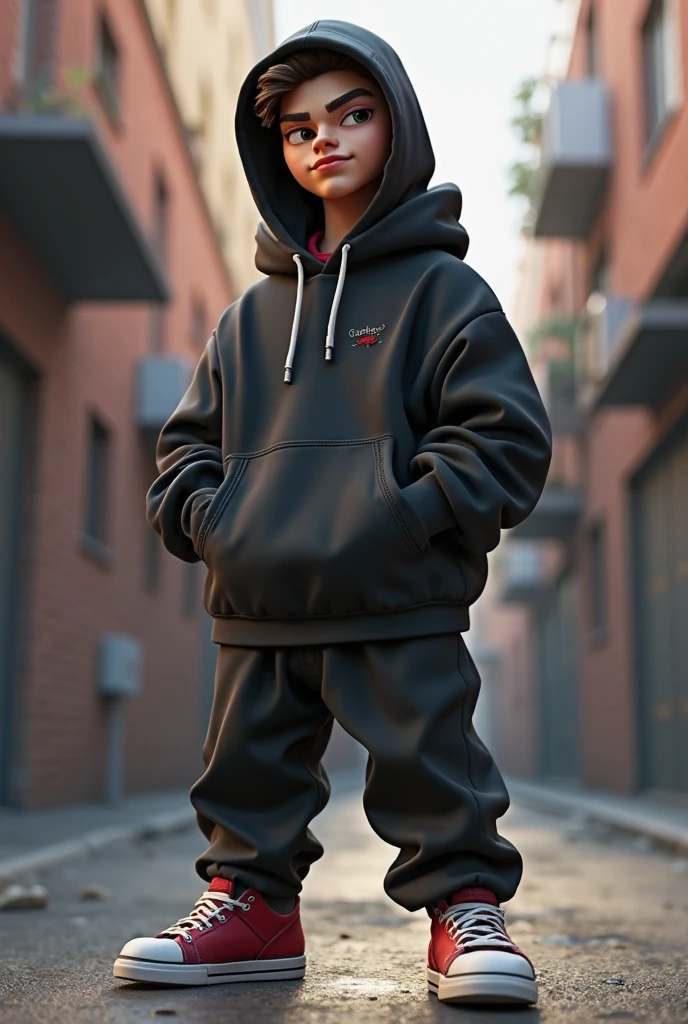 cute boy child, full body, student uniform with backpack, black school sneakers, hyperrealistic, hair dark brown, eye dark brown, ambiente de fundo com uma sala de aula desfocado, adorable and fluffy, logo design, cartoon, cinematic lighting effect, charming, 3D vector art, cute and quirky, fantasy art, bokeh, hand-drawn, digital painting, soft lighting, isometric style, 4K resolution, photorealistic rendering, highly detailed clean, vector image, photorealistic masterpiece, professional photography, simple space backdrop, flat white background, isometric, vibrant vector