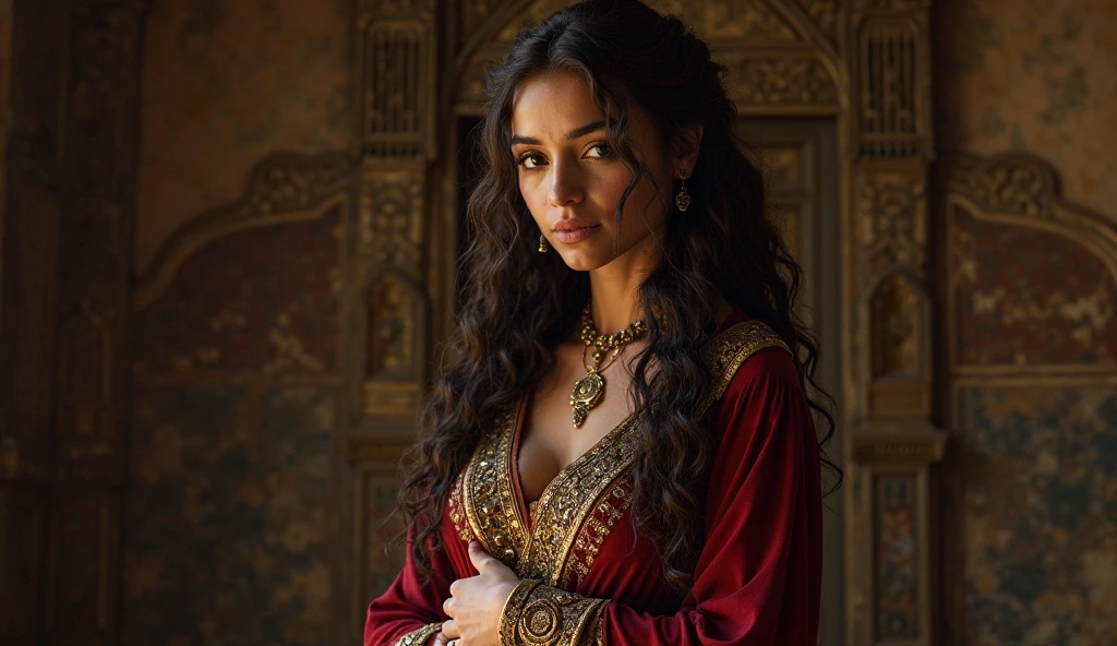 Intricately detailed Full body, Indian 21 year old woman, professional photograph, lothed, sitting, on chair, in luxurious modern contemporary home, toned figure, pretty face, amber , (looking_at_viewer:1.4), (highly detailed face:1.4) (smile:0.7) (background inside dark, moody, private study:1.3) , shallow depth of field, cinematic lighting, photographed on a Sony a9 II Mirrorless Camera, (highly detailed:1.2), (soft focus), Game of Thrones film still, HDR, 8k resolution