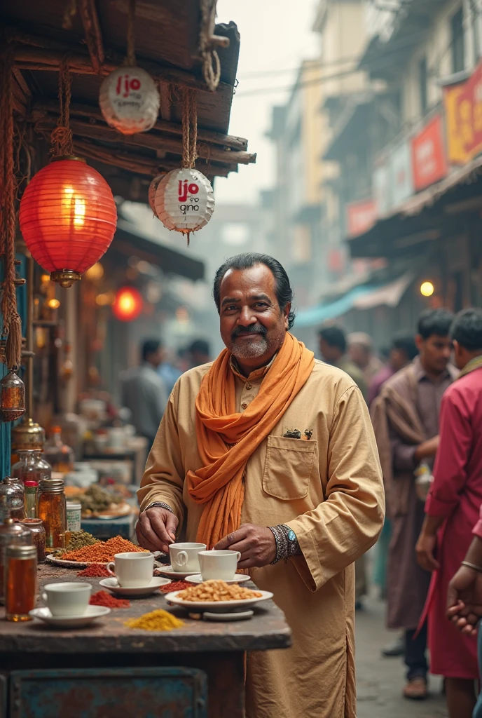 An Indian gentleman with average quality