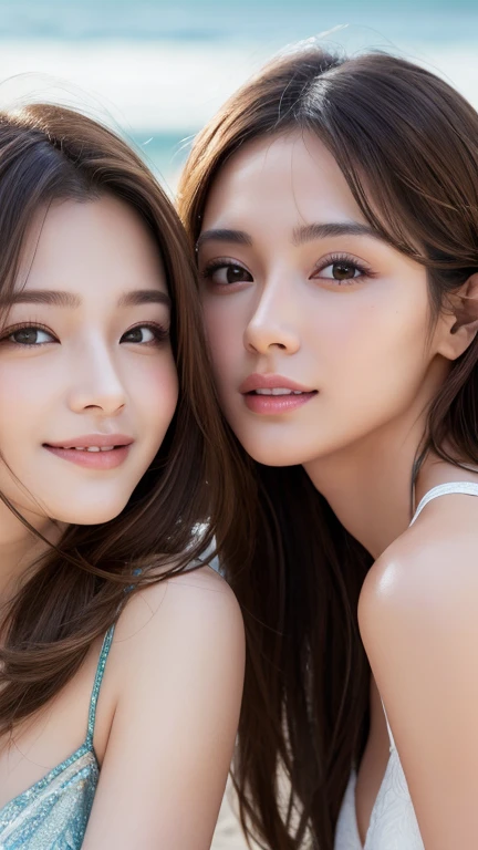 beauty sisters:1.4, naked:1.4, Bathroom, Dynamic, cinematic photos,(Ultra Realistic, High resolution), (Highly detailed eyes, Highly detailed hair, highly Detailed face, Highly detailed plump lips,Perfect Anatomy),(Highest quality:1.4), (Realistic, photo-Realistic:1.37), Professional photography, Cinematic Light, (Detailed face: 1.2), smile, Waist line:1.5, Highly detailed skin,very thin fingers, RAW Photos
