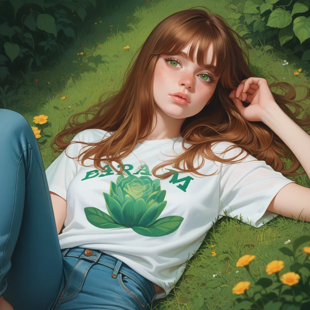 beautiful 1girl, russian school clothes, redhead, perfect body, full body shot, 2 braided braids, big breast, white open blouse, tight slim skirt, standing in a room with plants, big multicolored (anime eyes:1.1), (soothing tones:1.25), (hdr:1.35), (artstation:1.5), (intricate details:1.14), (rutkowski:1.1), (faded:1.3), (muted colors:1.1), (illustration:1.3), (marijuana goddess:1.2), (ganja princess:1.1), (marijuana leaf crown:1.2), smoking marijuana, smoke in room