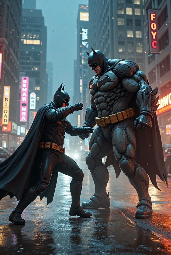 Batman vs clay face 