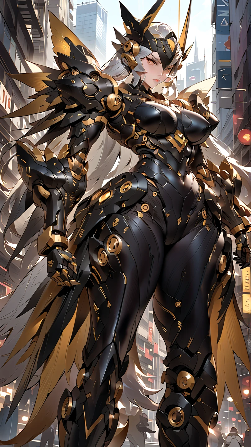 （masterpiece、8K、Ultra-delicate、hight resolution），(((Female Ultraman)))，(((No muscles，large Boob)))，(her head is tapering,The body is made of red and silver，pink armor,The arms present a streamlined design，On the chest there is a round calculator，Looks tall and thin，The overall shape is streamlined、Modern)，posed for photo，high-angle，city ruins，backgroung details，（（（full body Esbian））），独奏，(((Huge feeling))),NSFW,Cameltoe,(Dynamic victory Pose:1.2),from below,groin focus,the morning sun,((Open pussy:1.2)),((wet pussy:1.2)),(long silver hair:1.1),red blush,smile、Attaching a cloak,(woman with penis:1.5),(erected penis:1.3),Masturbation,penis focus,show off penis,spread legs