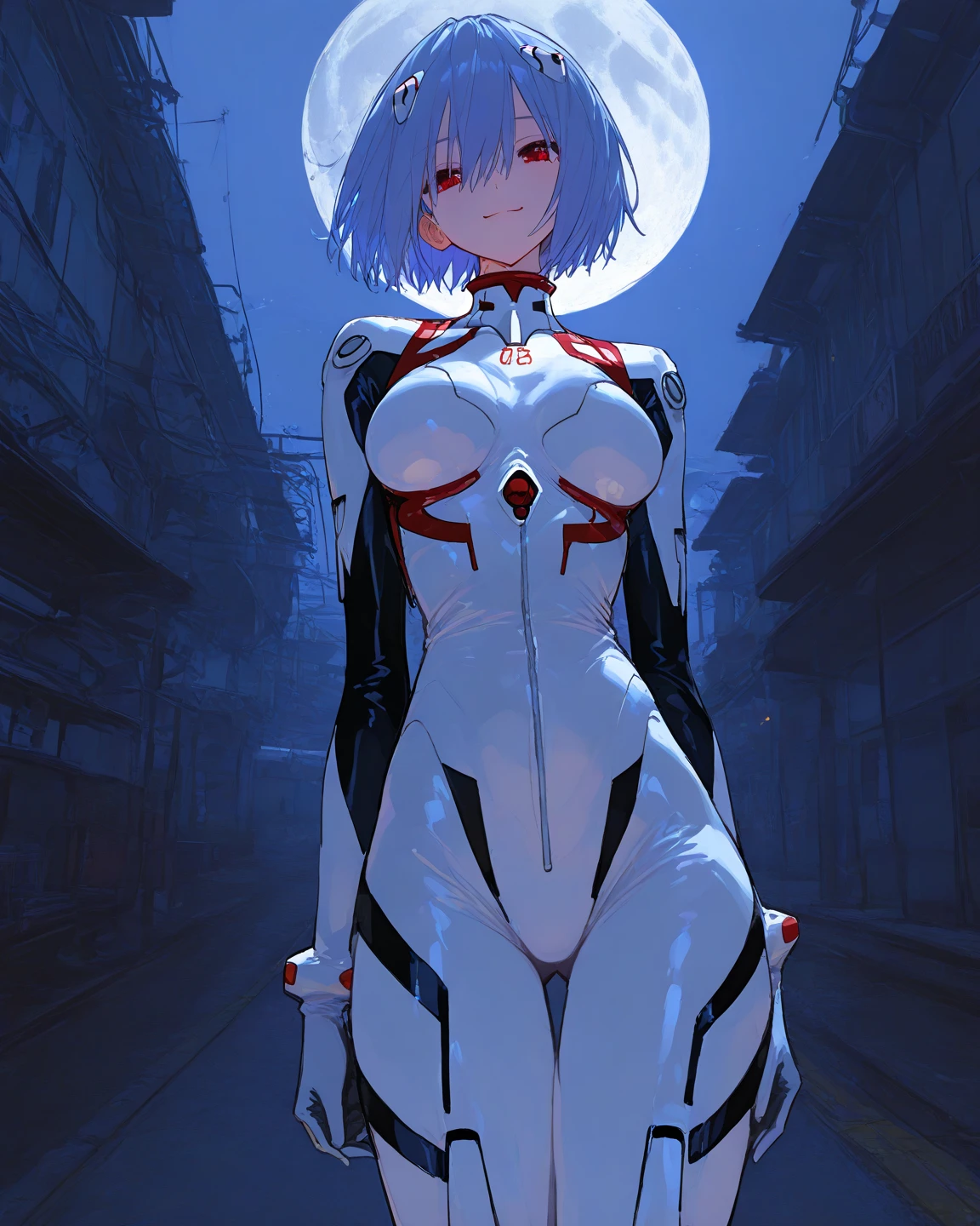 muste piece, best quality, 1 girl,light blue hair, (black eye:1.2),((Upper body naked))、((Chest bare from the neck))、((embarrassed expression))、((full moon))、((Photo from below))、(((thigh high boots)))、((short hair hair))、((Black Long Gloves))、((open your legs))、((black panties))、((tiara))、Sailor Mercury、((medium chest))