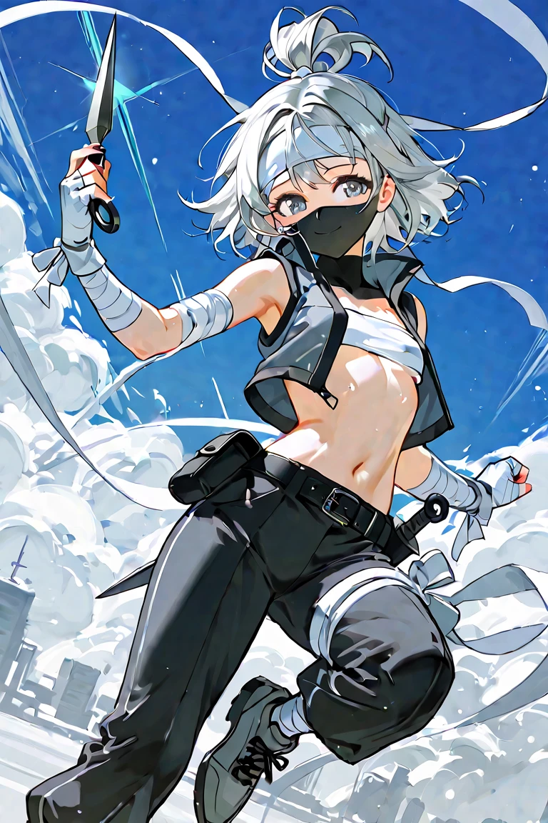 masterpiece, best quality, 1girl, tall body, beautiful detailed eyes, beautiful detailed face, cute face, perfect hands, complete fingers, perfect anatomy, perfect proportions, ((hat, police hat)), ((leotard, matching leotard, bare legs)), ((boots, matching boots)), breasts, medium breasts, covered navel, fingerless gloves, (full body portrait), looking at viewer, solo, solo focus, standing, ValkyriePoliceStudent, cowboy shot, space station backdrop, tight belt, armbands, white sleeves, full body costume design