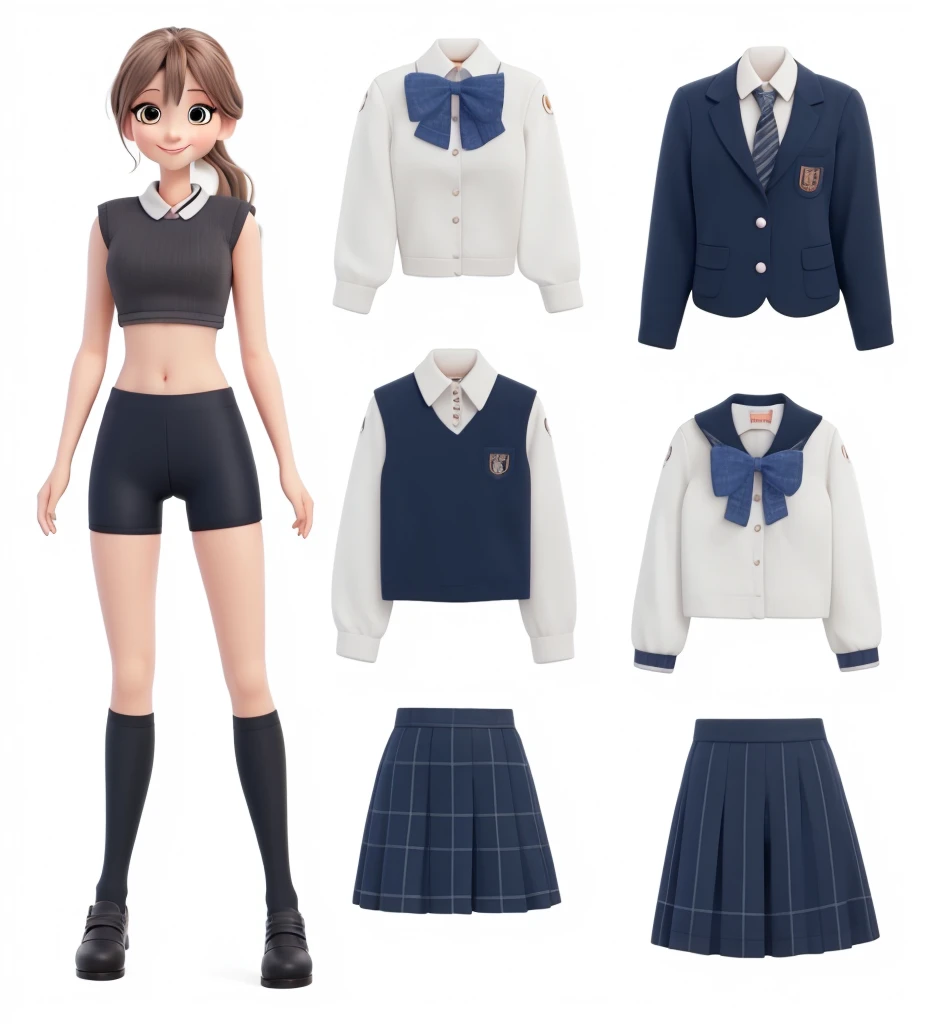 a beautiful young british school girl,1girl,black spandex shorts, piece of Hogwarts, black spandex shorts, white dress shirt, grey skirt, black british school jacket, detailed face and eyes,long hair flowing,standing in a pose,cinematic lighting,highly detailed,8k,masterpiece,fantasy art