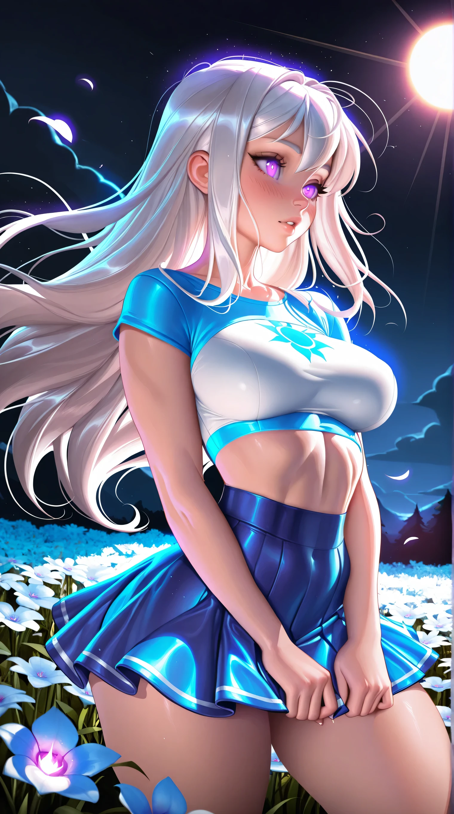 Elsa Frozen 14 anos, full body leaning side position , beautiful open legs, open jacket without buttons , Topless, beautiful medium breasts showing , sexy e semi nua, ripped mini skirt , sensual smile of pleasure , hands touching , long hair, surreal, 4K