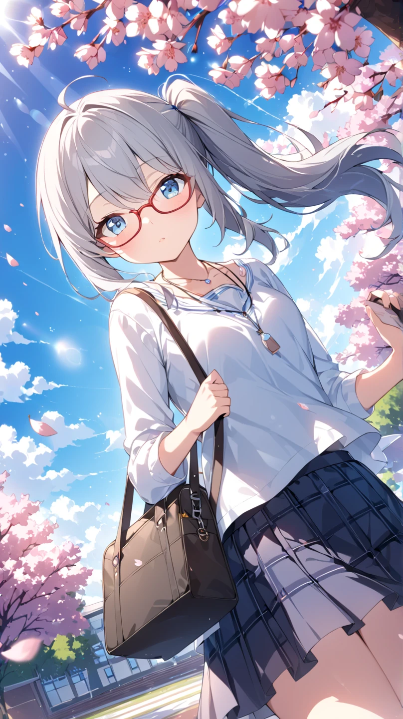 (masterpiece:1.3), (absurdres:1.3), (best quality:1.3), (ultra-detailed:1.3), 1girl, outdoor, scenery, full body, evening, gradient background, hoddie, bespectacled, glasses, gradient, mountainous horizon, <lora:elaina-ph_64:1>, ph elaina, Eoutfit4, elaina (majo no tabitabi), solo, long hair, bow, blush, bangs, hair between eyes, blue eyes, hair bow, shiny hair, sidelocks, hair tubes, white hair, single braid, shiny, hair ribbon, anime color,