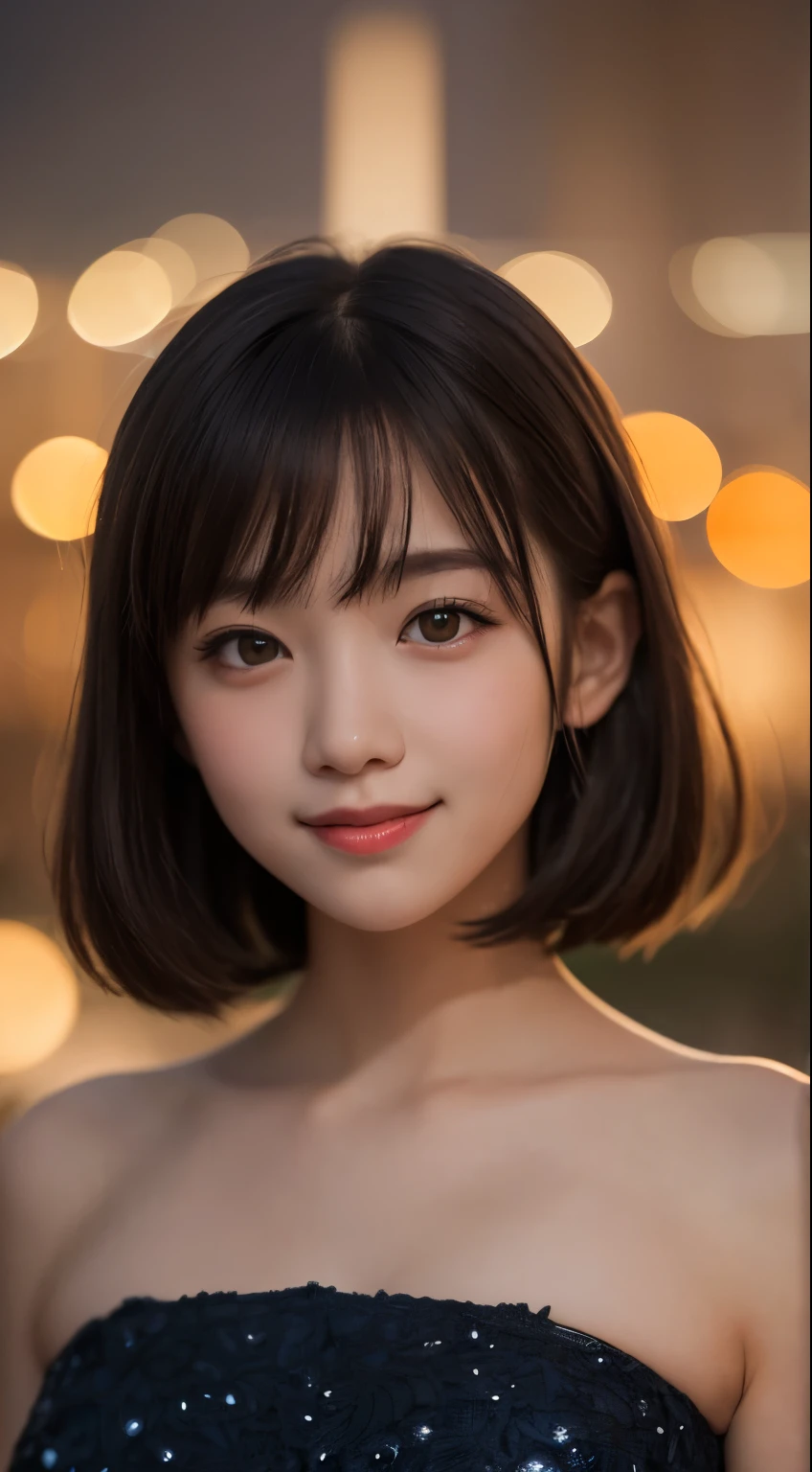 Masterpiece, Best Quality, 8K, Absurdity, (Upper Body:1.4), White Shirt, Beautiful Girl, Pretty Face, Look Viewer, Smile, Ultra Realistic, High Resolution, Photography, Film Grain, Chromatic Aberration, Sharp Focus, HDR, Face Light, Dynamic Lighting, Movie Lighting, Professional Shadows, Simple Background, (Dull Yellow Background: 1.4), Supreme Detail, Very Detailed, Ultra Detailed, Fine Detail, Real skin, Delicate facial features, Detailed face and eyes, Sharp pupils, realistic pupils, (Korean, Japanese, Chinese: 0.4), fireworks display, summer festival, smiling face