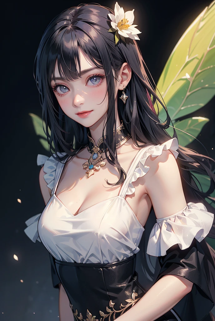 high details, best quality, 16k, RAW, [best detailed], masterpiece, best quality, (extremely detailed), full body, ultra wide shot, photorealistic, dark fantasy art, goth art, RPG art, D&D art, a picture of a dark female fairy resting in a flower meadow, extremely beautiful fairy, ultra feminine (intense details, Masterpiece, best quality), best detailed face (intense details, Masterpiece, best quality), having wide butterfly wings, spread butterfly wings (intense details, Masterpiece, best quality), dark colors wings (intense details, Masterpiece, best quality), black hair, long hair, shinning hair, flowing hair, shy smile, innocent smile, blue eyes, dark red lips, wearing [red] dress latex corset (intense details, Masterpiece, best quality), dynamic elegant shirt, chocker, wearing high heels, in dark colored flower meadow (intense details, Masterpiece, best quality), (red flowers: 1.2) , (black flowers: 1.2), (white flowers: 1.2), (blue flowers: 1.3) [extreme many flowers] (intense details, Masterpiece, best quality), dark colorful flowers (intense details, Masterpiece, best quality), flower meadow in a dark goth field background, dim light, cinematic light, High Detail, Ultra High Quality, High Resolution, 16K Resolution, Ultra HD Pictures, 3D rendering Ultra Realistic, Clear Details, Realistic Detail, Ultra High Definition, DonMF41ryW1ng5XL,detailed eyes, detailed hands, detailed eyes, elf woman, flowers, wet hair, laying on bed, flowers
