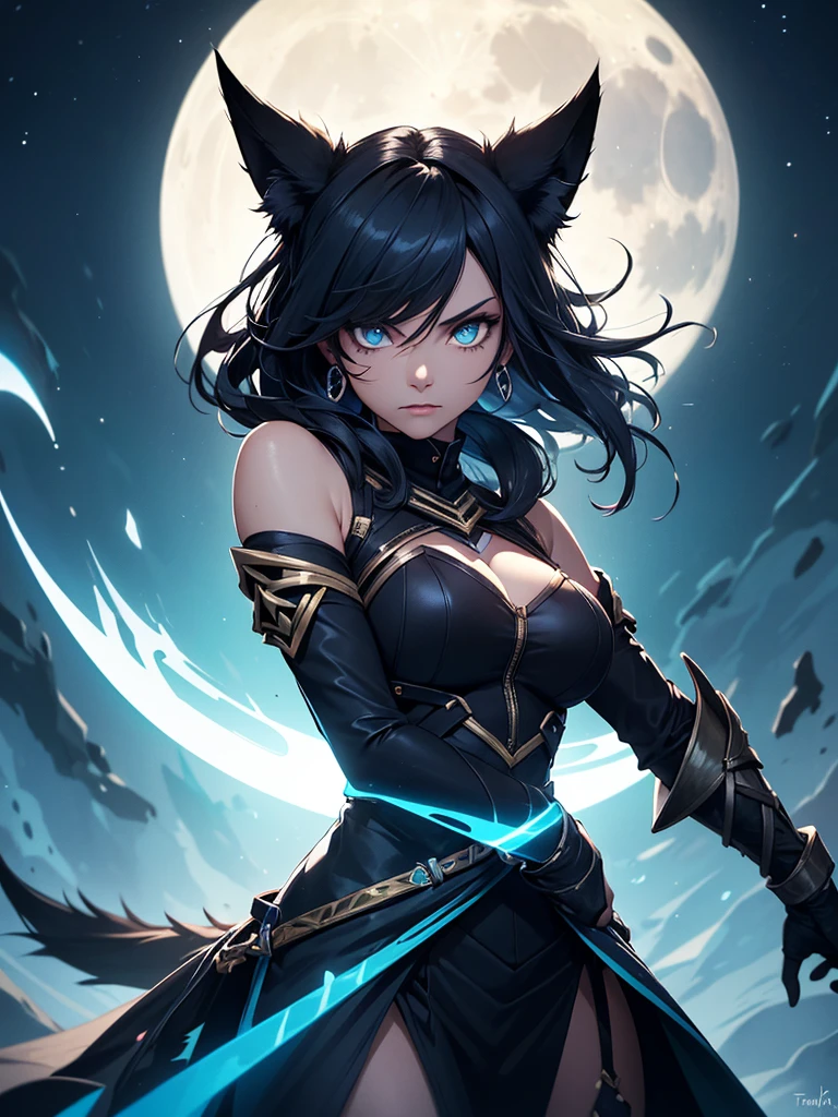 werewolf woman in wolf form