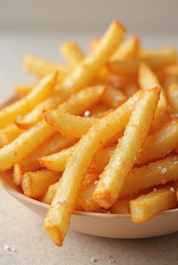 Fries with garlic mayo sauce along with the ingredients 