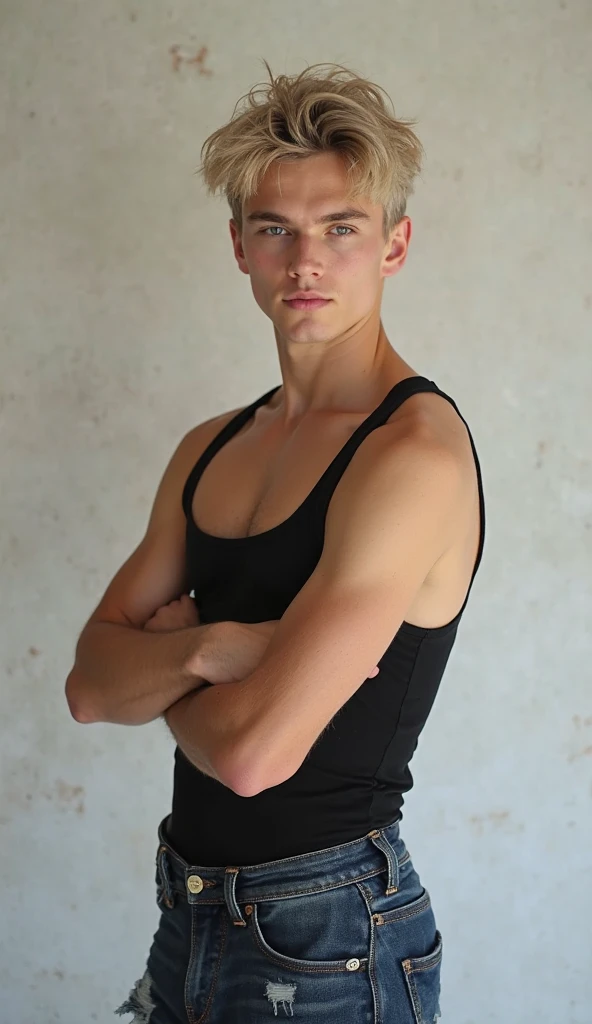 looking at viewer,  detailed skin, (highres, ultra detailed),((masterpiece)), ((best quality:1.1)), High Resolution, 8k,1boy, best quality, masterpiece, (photorealistic:1.4), 4k, high quality, best quality, highres , dynamic poses, realistic, shirtless, semyon , 