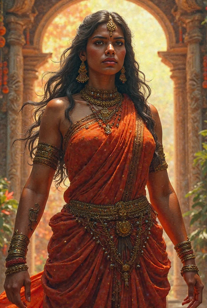 ((realistic:1.5)),((best quality)), ((masterpiece)),((detailed)), (1girl), {a beautiful female wearing a Sari}, (upper body:1.3),super-wide-angle lens,face focus, mature,sexy,toned muscles,long legs,curvy, barefoot, oversized firm breasts, open cleavage, drooping breasts, thick thighs,wide hips, thin legs, green eyes,long black hair,floting hair,long eyelashes, (detailed face,beautiful eye, detailed pupilss,detailed clothes features, clear background:1.3), (Bindi,Jhumkas:1.3), (Armlet, Haar, Payal,Maang Tikka,Jhumkas,Kamarband,Bangles:1.3), mysterious ancient ruin, lush forests, deep canyons,bridge,river,cliff,cloud, lakes,rock,waterfalls, flowers, grass, fog,vine,tree, smoke, best shadow,bright details,sharp,perfect composistion, Intricate, Sharp focus, dramatic, by Frank Frazetta,by Julie Bell,by Olivia De Berardinis,by Luis Royo,by boris vallejo, (specular lighting:1.3),rim light, kerala princesses, malayalam, mallu blouse, playing, princesses playing with water, onam naked underwear, white colors outfit, laying on the floor, spooning her friend, hand on underwear, thirsty face, erotic face, lips open, undressed, naked, topless, pointed nipples, servant, gasping, breathing hard, fist clenched, visible slit