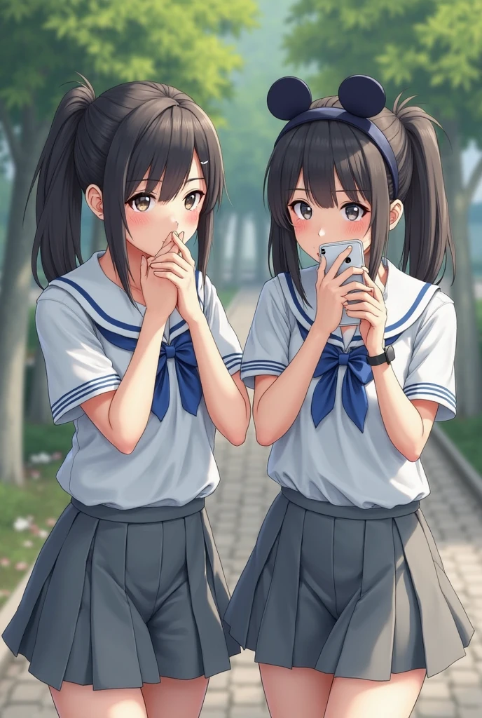 (((masterpiece, Highest quality, High resolution, 超High resolution, Pixel perfect, Written boundary depth, 4K, About RTTX10.0))), Beautiful Anime Women, Beautiful art style, Anime characters, ((Smooth texture, Realistic texture, Anime CG Style)), Exact finger count、Exact number of legs、(Exact number of arms:1.0, Exact number of hands:1.0), (Perfect hands, Perfect Anatomy), Cinematic, Realistic, Highly detailed CG, Daytime lighting, Perfect lighting, Best Shadow, The best natural light, whole body, Perfect body, (Slender body:1.2), whole body, ((bangs, Dark brown hair, Bobcut)), ((One woman is standing with her hands in her panties, looking up and with her mouth open, sleep:1.4)), (Put your hands in your panties, fingering:1.8), ((Beautiful eyelashes)), ((Detailed face, Blushing:1.2)), (Beautiful and large breasts:0.9), (Amazingly beautiful girl), (School classroom:1.3), (Fashionable white shirt, Sailor collar, Navy blue sailor suit, Knee-high socks, Navy pleated mini skirt:1.3), (Open your mouth wide:1.5), (セクシーでcuteパンティ, Shiny satin side-tie light blue panties, Light blue panties with a plain center and lace on the sides:1.3), The skirt is flipped up, ((close your eyes:1)), ((cute, Sighing expression)), Breathe with your shoulders, sexual pleasure expression, Holding in pee、Patience is the limit、On the brink of climax, (Perfect Anatomy, Perfect number of arms, Perfect hands)、(cum on face, cumin mouth:1.7), Look up, A 'Phew' sound, Surprised expression, Angle from above right, (My face is covered in sticky white liquid, There is a lot of sticky in the mouth:1.7), Cowboy Shot