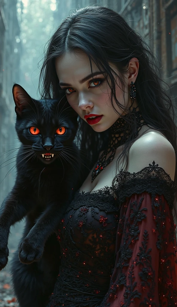 A woman with three faces, silhuetas nas sombras, bruxa, fazendo magia, lobos, chaves, magia