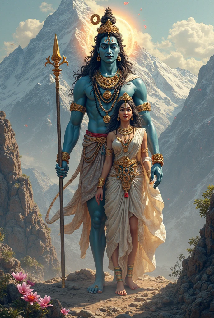 Maa durga bhvani lione near realistic shiva