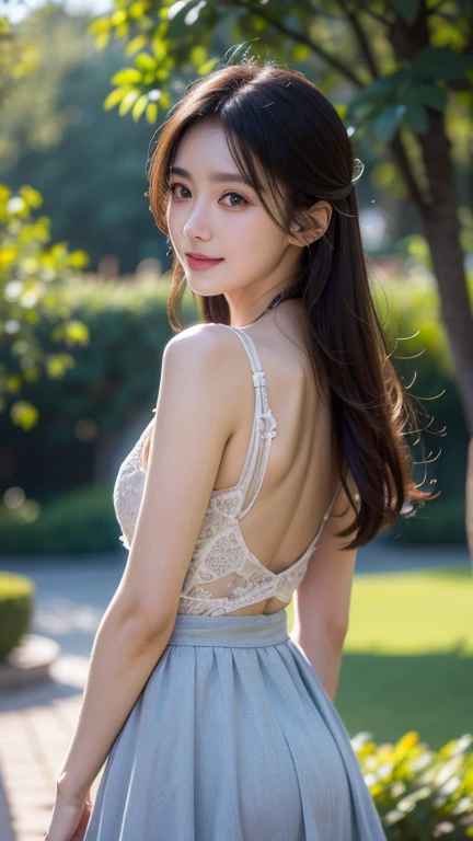 ((Highest quality, 8k, masterpiece: 1.3)), sharp: 1.2, Perfect Body Beauty: 1.6, ((Layered Hairstyles, Big Breasts: 2.0)), (Exposed breasts: 2.0), (Firm ass: 2.0), (Beautiful Skinの尻: 2.0), (Smooth Ass: 2.0), (((labia majora))), (((Thin and firm thighs))), (Beautiful skin on the back), (Beautiful Skin: 2.0), (ponytail: 2.0), ((long hair: 2.0)), ((necklace)), Earrings, ring, Bracelet, Hair Accessories, ((Beautiful young ager woman)), ((Straight nose)), (Eyeliner), (White skin: 2.0), Wavy Hair, Beautiful attention to detail, Super detailed, Highly detailed face and skin texture, fine grain, double eyelid, Black Hair, Lower Body, Thighs, (((Skinny))), smile, grab your ass, ((Anatomically correct human body)), ((Crisp body shape)), Ribs, clavicle, Protruding skeleton, Shyness, Thin eyebrows, Big eyes, (shoot from behind: 1.0), (Narrow shoulders: 2.0), (Smile: 1.0), (((裸のLower Body))), (Thin legs: 2.0), (indoor: 2.0), (An empty back: 2.0), (Small panties)