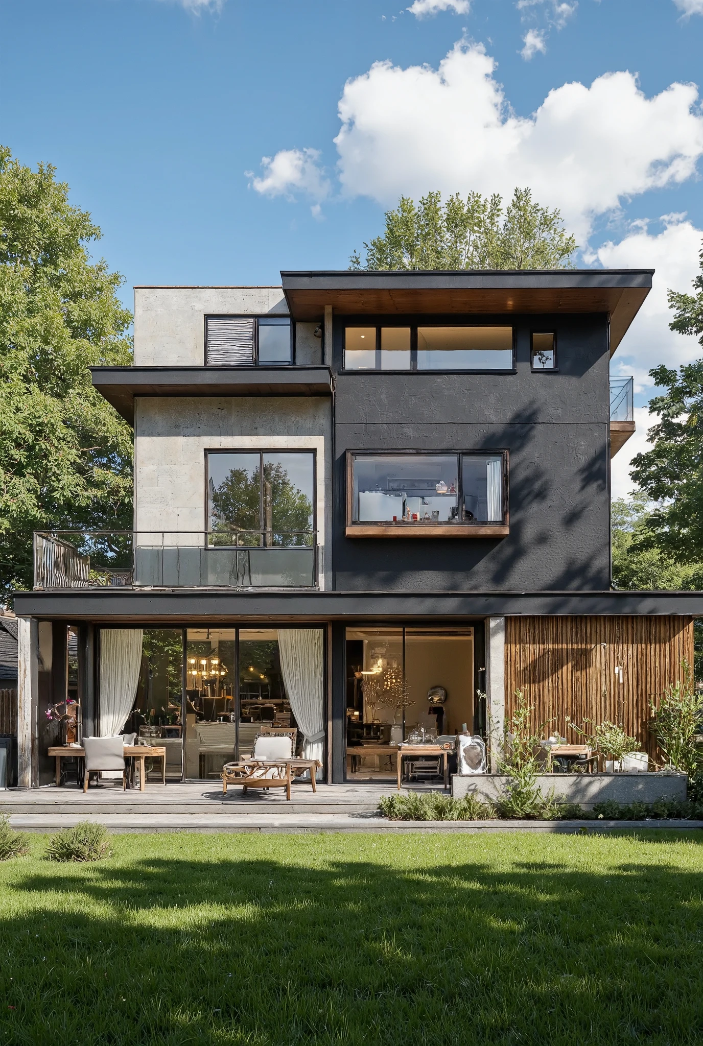 A realistic render home