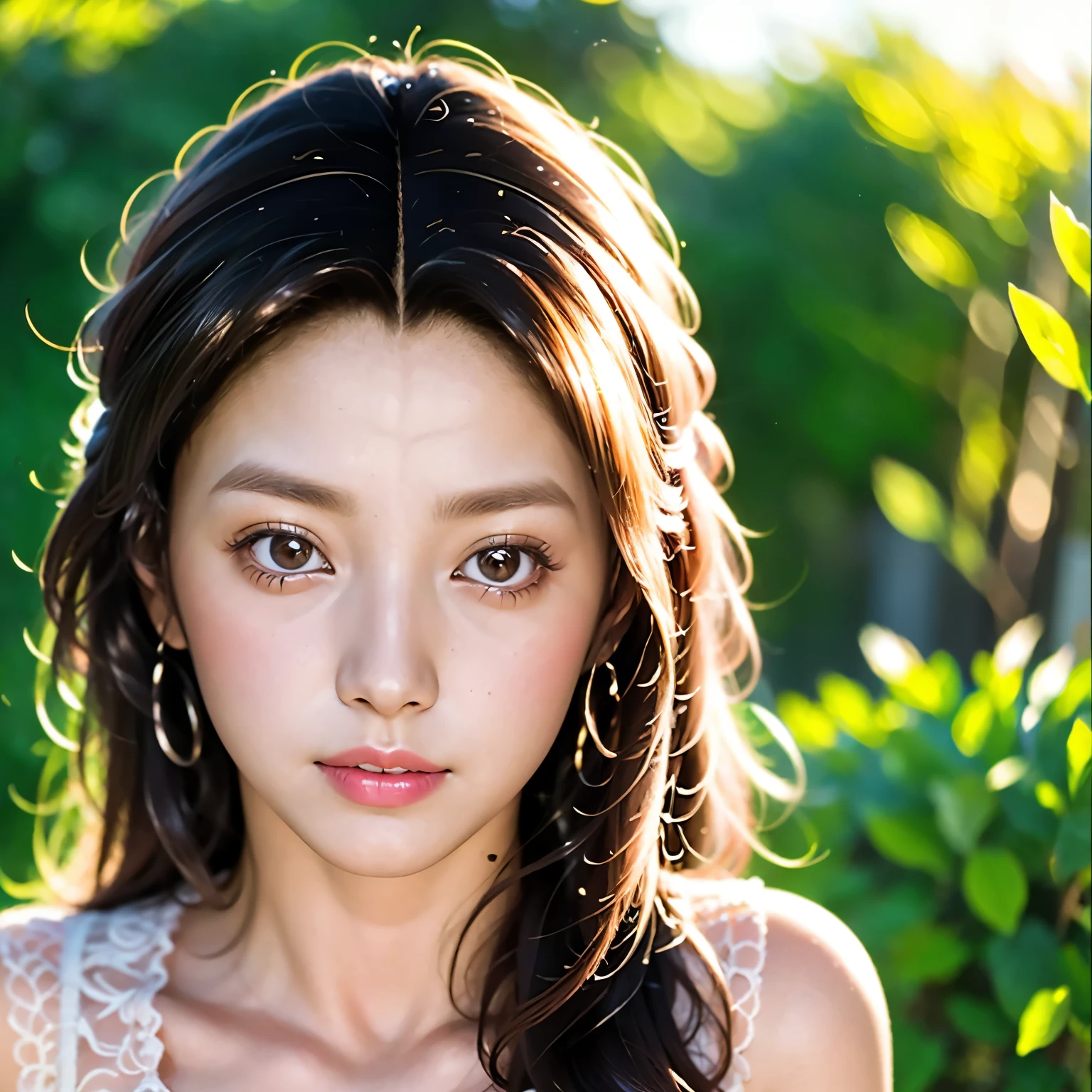 (8k, top quality, masterpiece:1.2), (realistic, photo-realistic:1.37), She's scared of something、