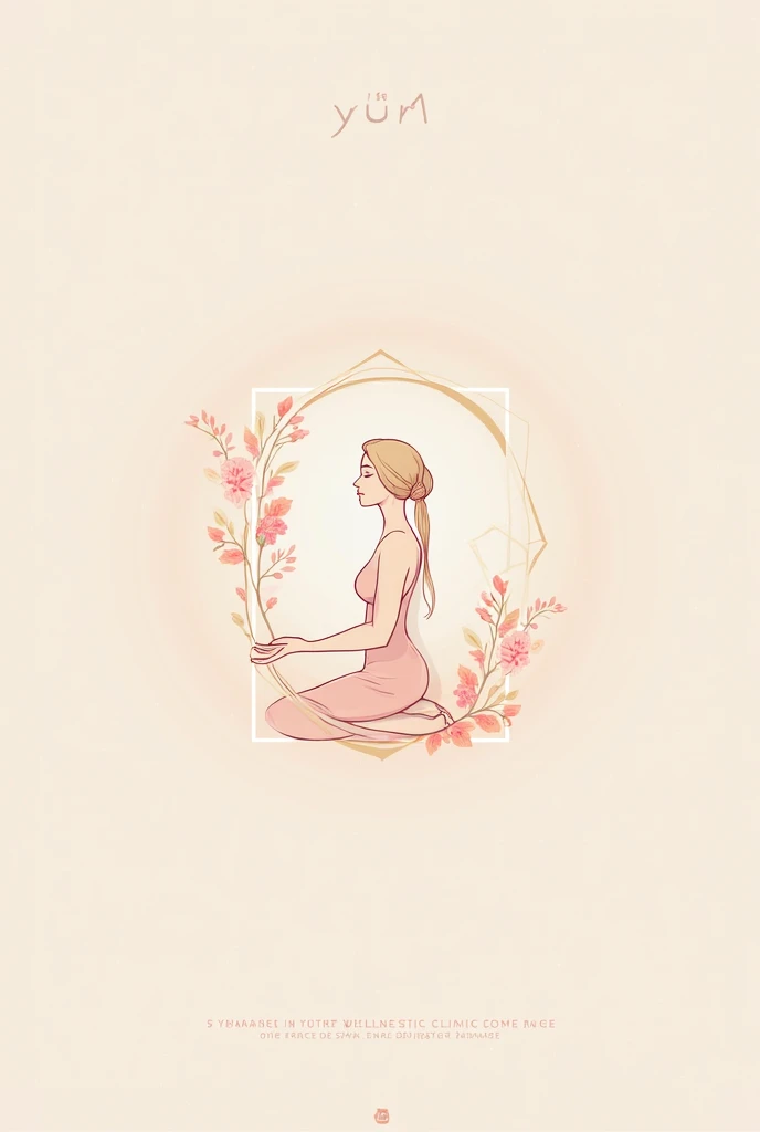 Design a logo for a beauty and wellness center called Vita Wellness, let it be 100% elegance that is creative, striking, unique and special, that does not look like anything, make it extraordinary, that generates a reminder